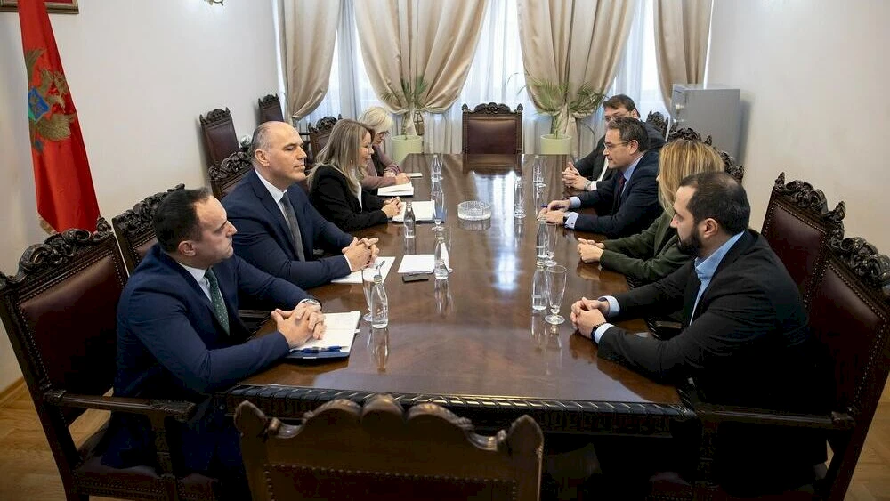 Sa sastanka predstavnika Zeren grupe i Centralne banke Crne Gore. Foto: CBCG