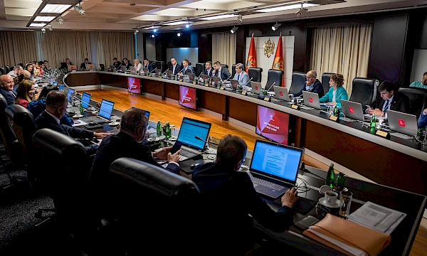 Sa sjednice Vlade Crne Gore u Podgorici. Foto: Vlada Crne Gore