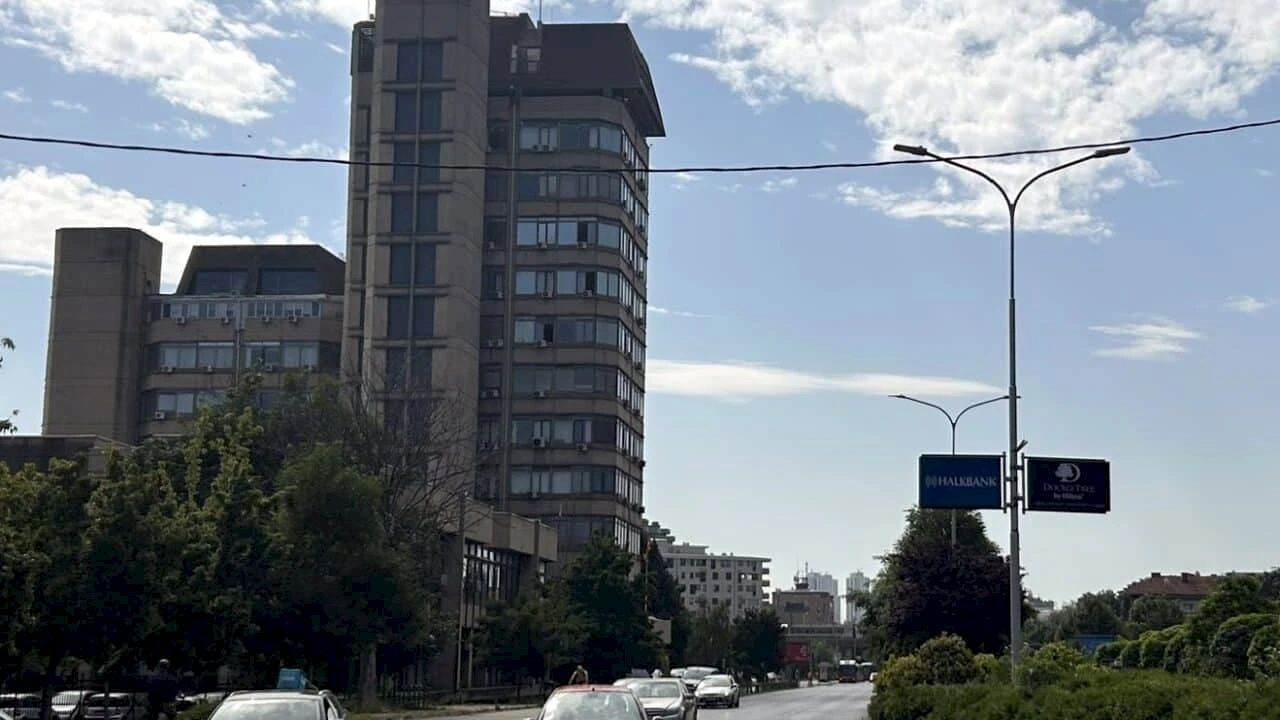 Zgrada Narodne banke Sjeverne Makedonije u Skoplju. Foto: BIRN
