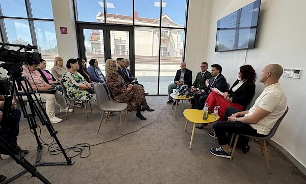 Sa konferencije "Mjere nadzora i cenzura u digitalnom prostoru" u Podgorici. Foto: BIRN