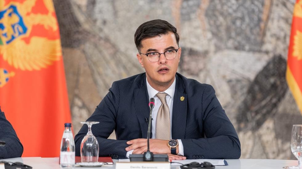 Ministar unutrašnjih poslova Danilo Šaranović. Foto: Vlada Crne Gore