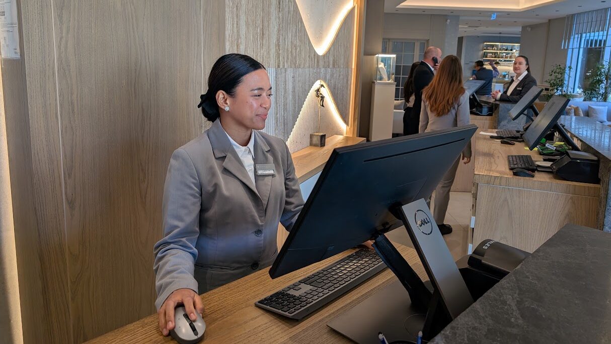 Filipinka Angelika Ursal na radnom mjestu. Foto: BIRN/Ivan Ivanović